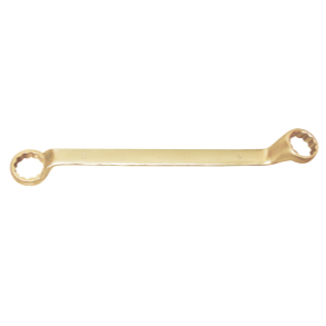 Gnistfri bockad dubbel ringnyckel, Bahco, aluminium-brons, 30x32 mm