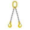 Lyftkätting 2-part 7,5 ton, 3 m, lastkrok-gaffel, klass 8, 13 mm