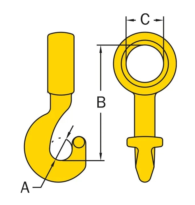 Löpkrok 5,3 ton, 13 mm, klass 8 - Bild 2