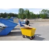Avfallsvagn 200 L, 260 mm luftgummihjul - Bild 5
