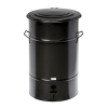 Avfallstunna 70 liter, fotpedal, svart