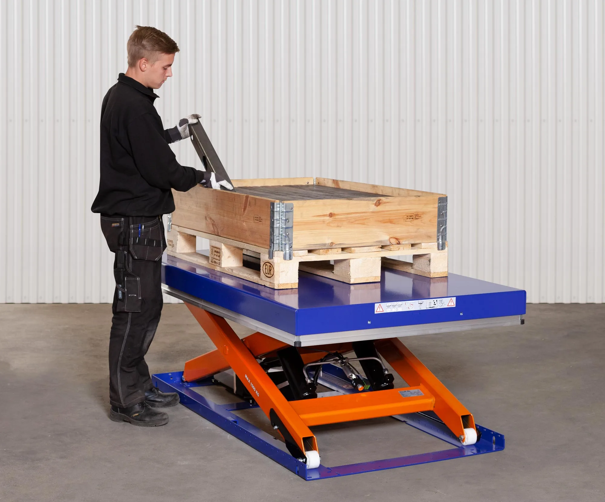 Lyftbord Edmolift TM 1500, 1700x1000mm, 1500 kg - Bild 3