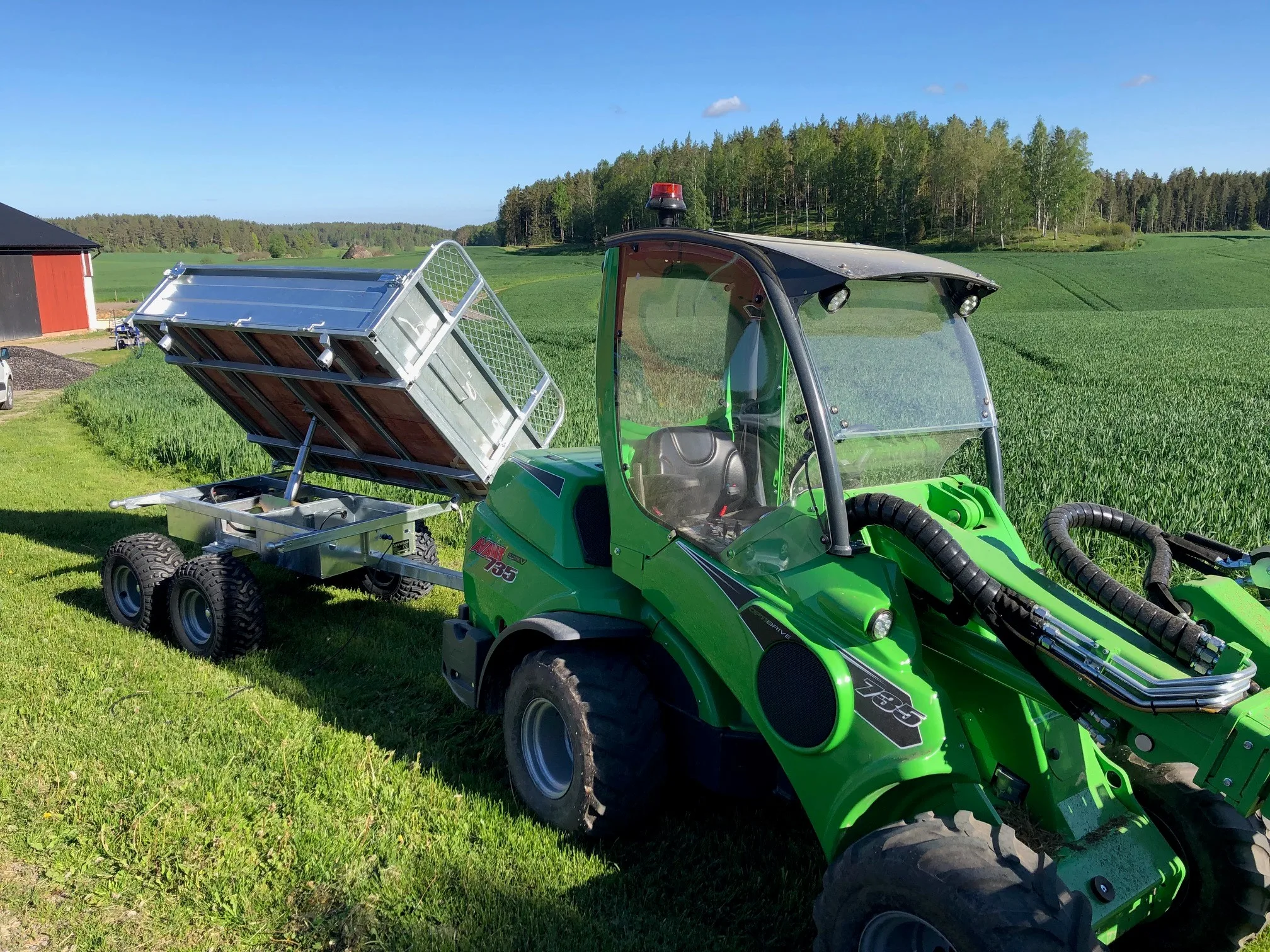 Elektrisk tippvagn till ATV, mindre traktorer - Bild 5
