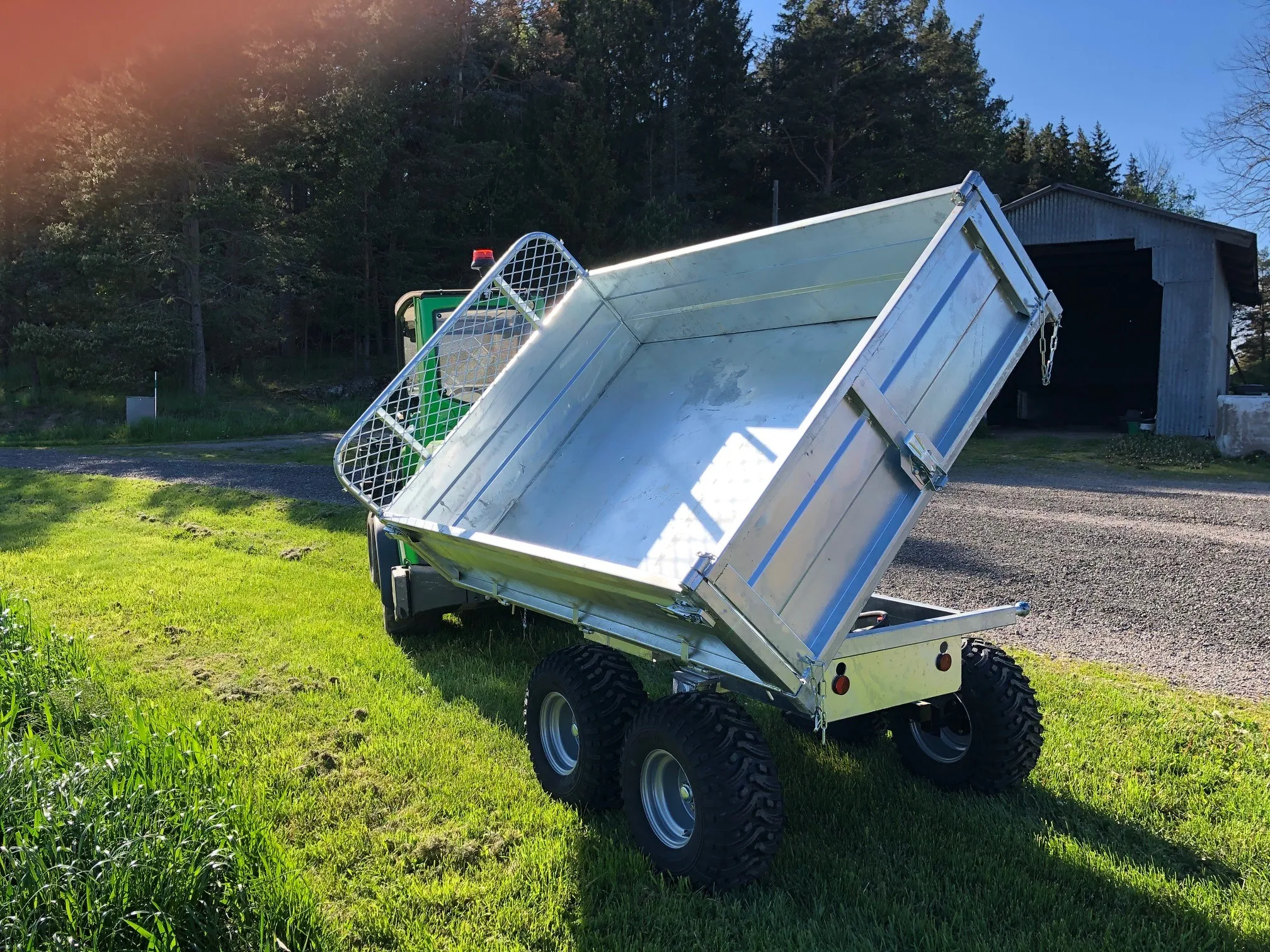 Elektrisk tippvagn till ATV, mindre traktorer - Bild 6