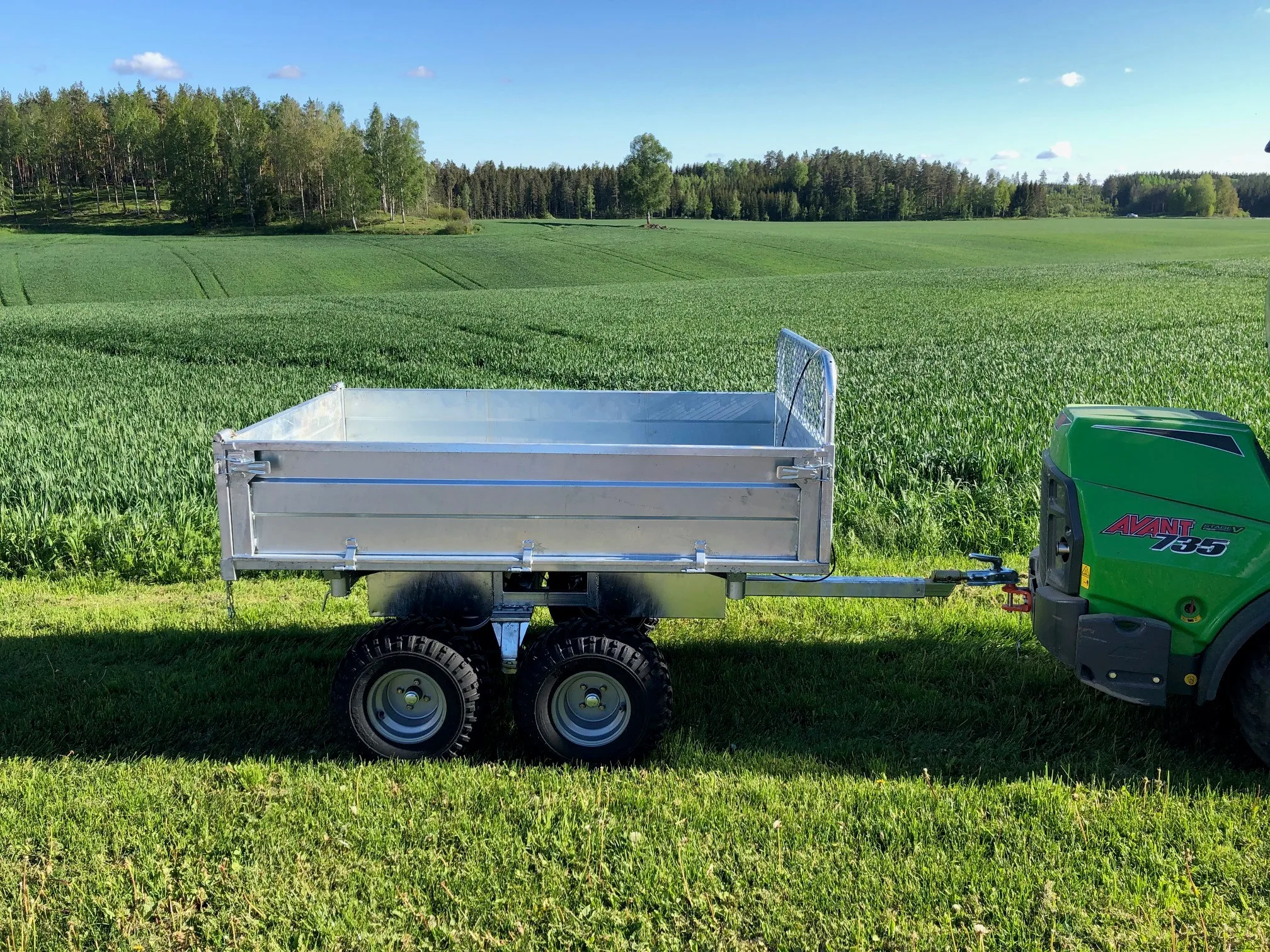 Elektrisk tippvagn till ATV, mindre traktorer - Bild 3