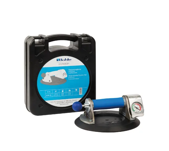 Glaslyft 120 kg, pumpaktiverad, manometer, i väska - Bild 4