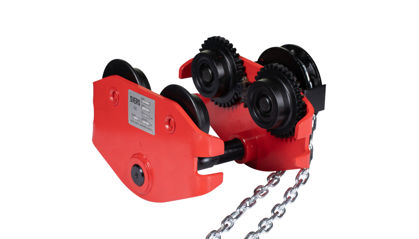 Balkvagn 1000 kg kättingdriven 3 m, 50-160 mm - Norrmark