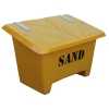 Sandbehållare 250L Gul, flyttbar med truck