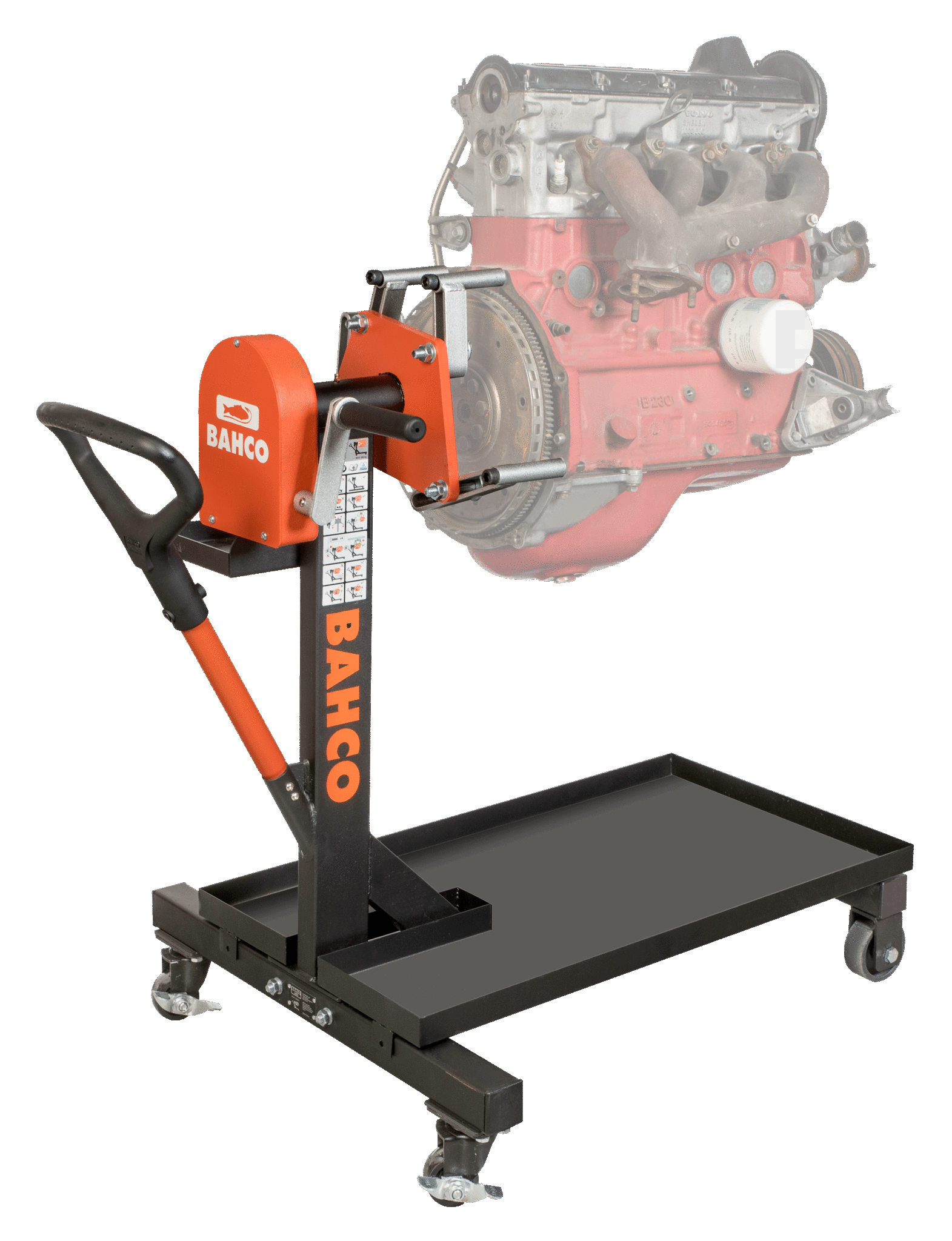 Motorställning med utväxling, 500 kg, Bahco - Bild 9