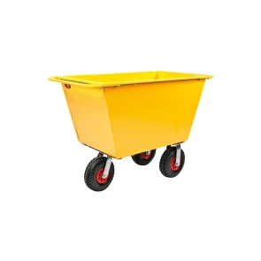Avfallsvagn 400L, 1390x740x920 mm, 300 kg