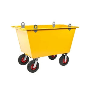 Avfallsvagn 400L, 1390x740x930 mm, 300 kg