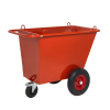 Avfallsvagn 400 L, 1310x720x1000 mm, 600 kg, punkteringsfri
