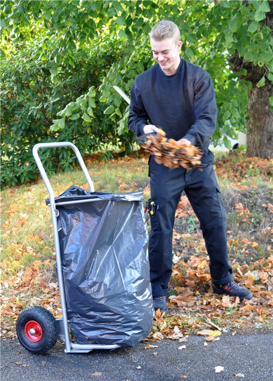 Städvagn / Säckvagn, 125L sopsäck, utomhus/inomhus - Bild 3