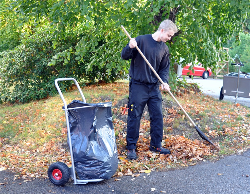 Städvagn / Säckvagn, 125L sopsäck, utomhus/inomhus - Bild 4