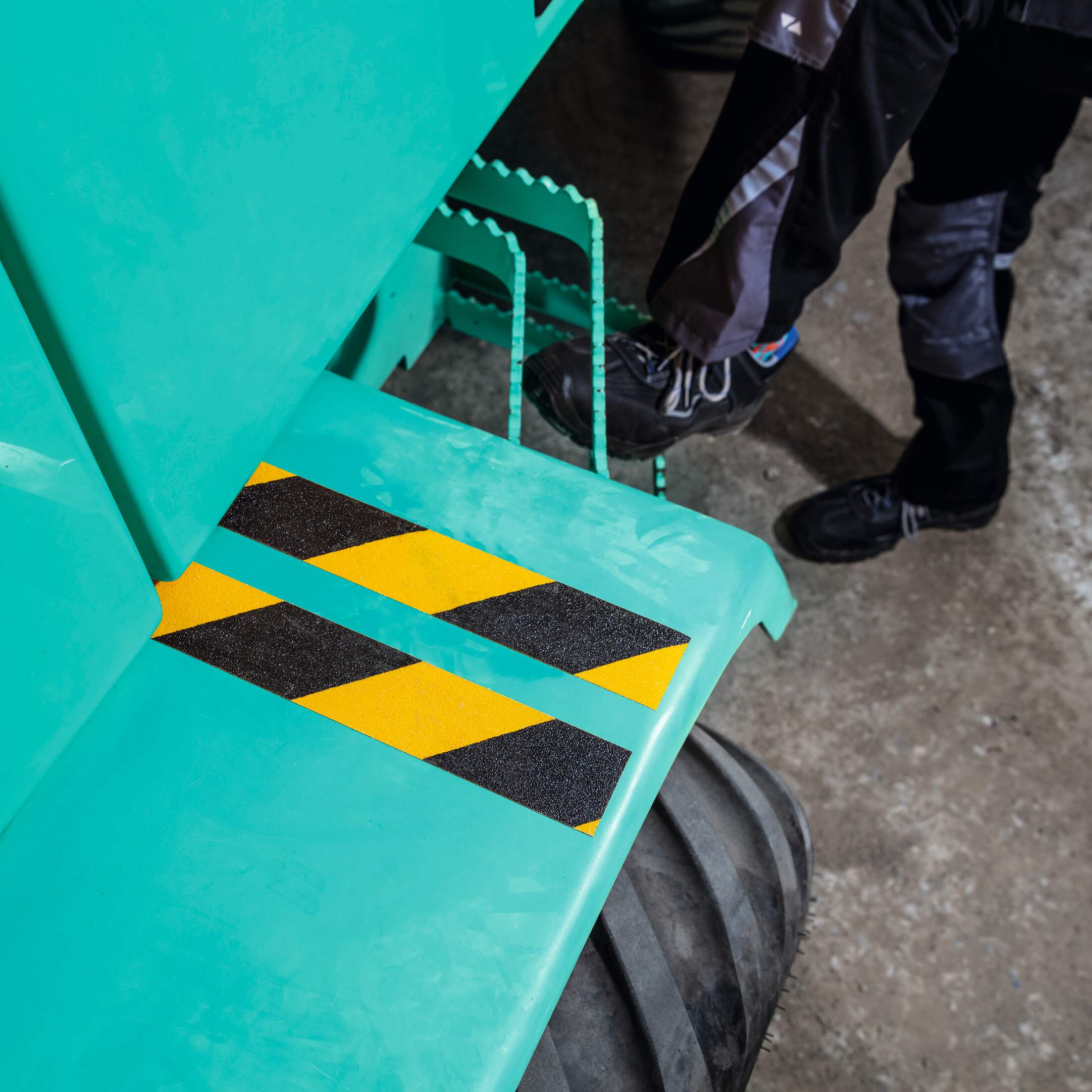 Halkskyddstejp DURALINE® GRIP+ 25 mm varselfärgad - Bild 6