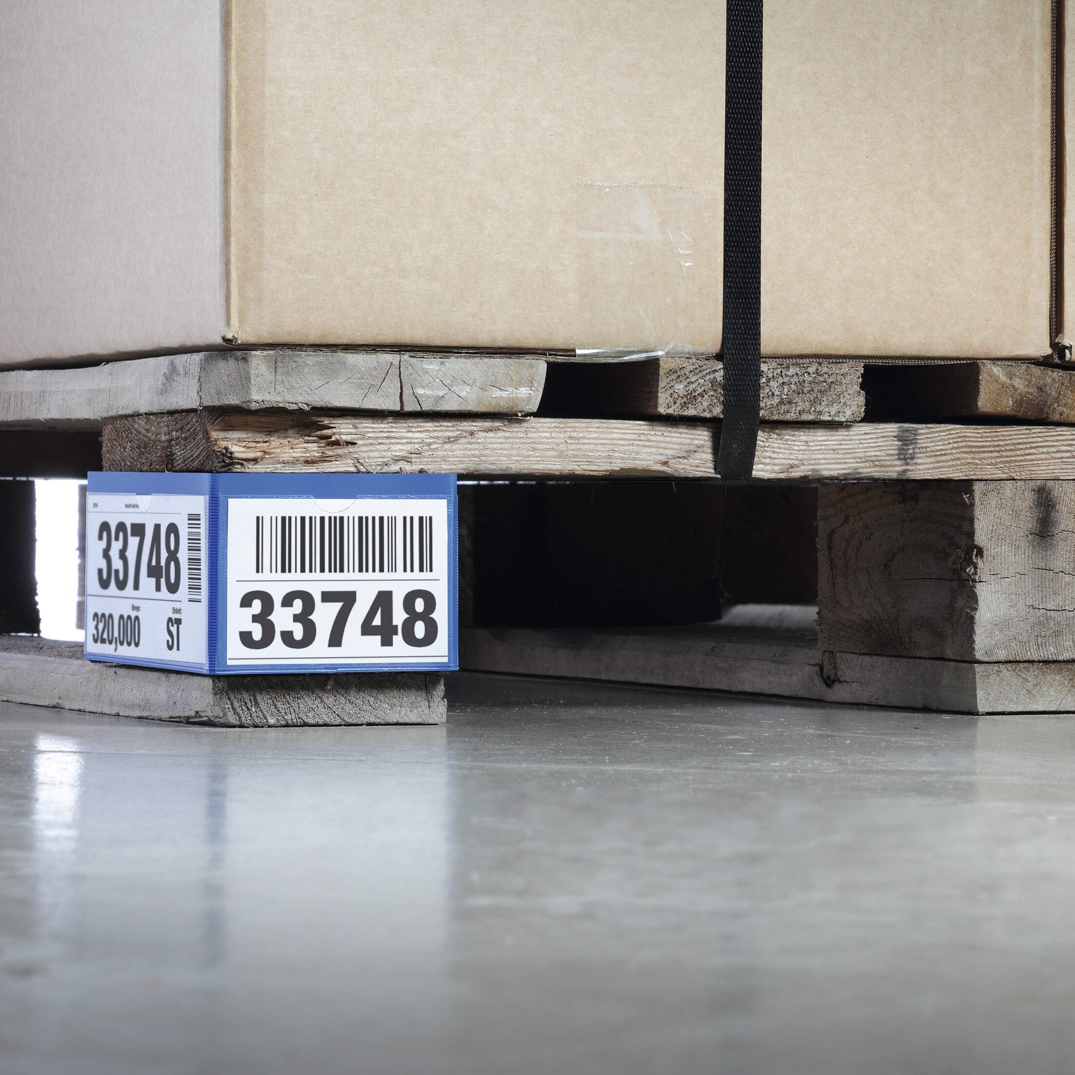 Pallfotsficka 140x65 / 90x65 mm, mörkblå 50-pack - Bild 2