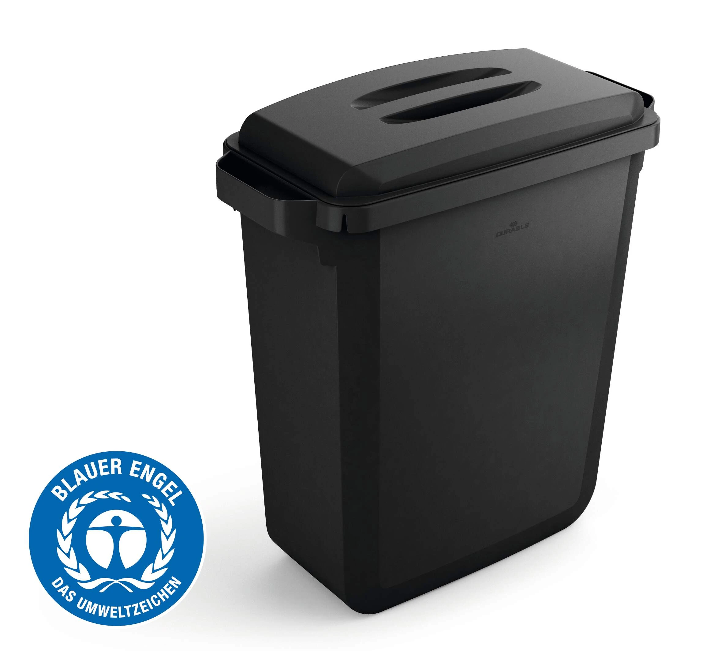 Soptunna DURABIN® ECO 60L rektangulär, svart - Bild 2