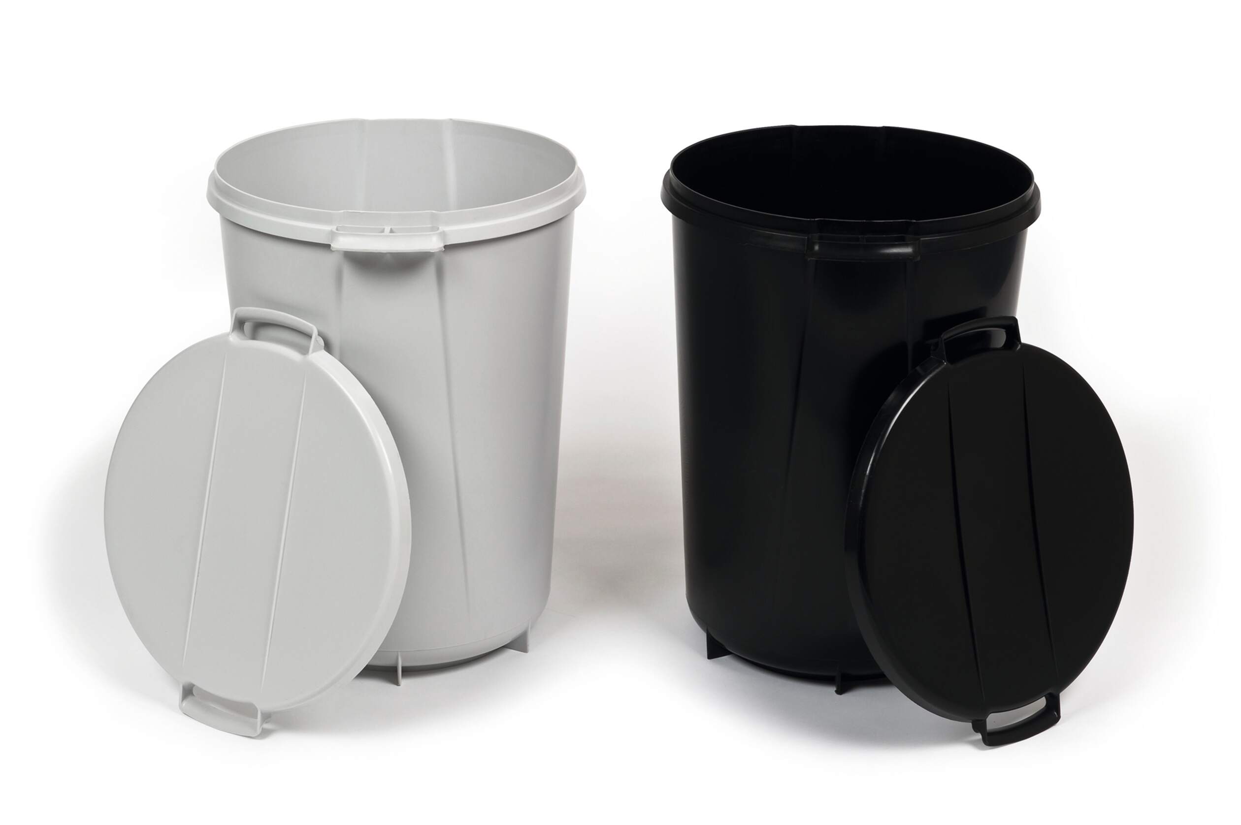 Lock till avfallstunna DURABIN® 40L rund, svart - Bild 2