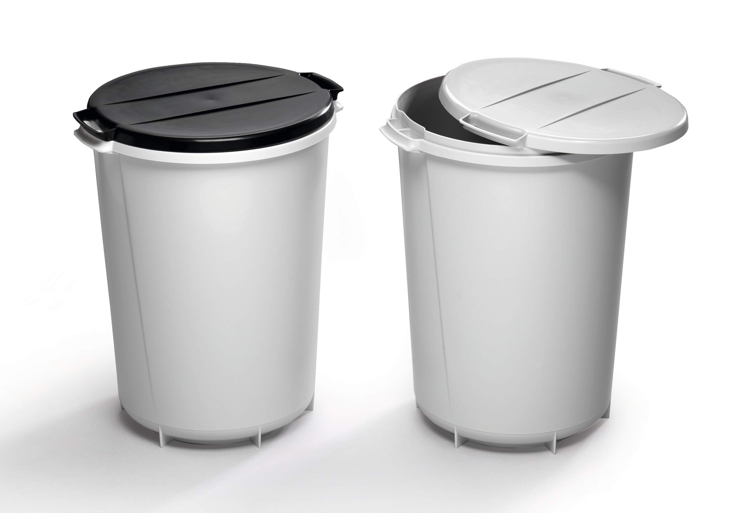 Lock till avfallstunna DURABIN® 40L rund, svart - Bild 4