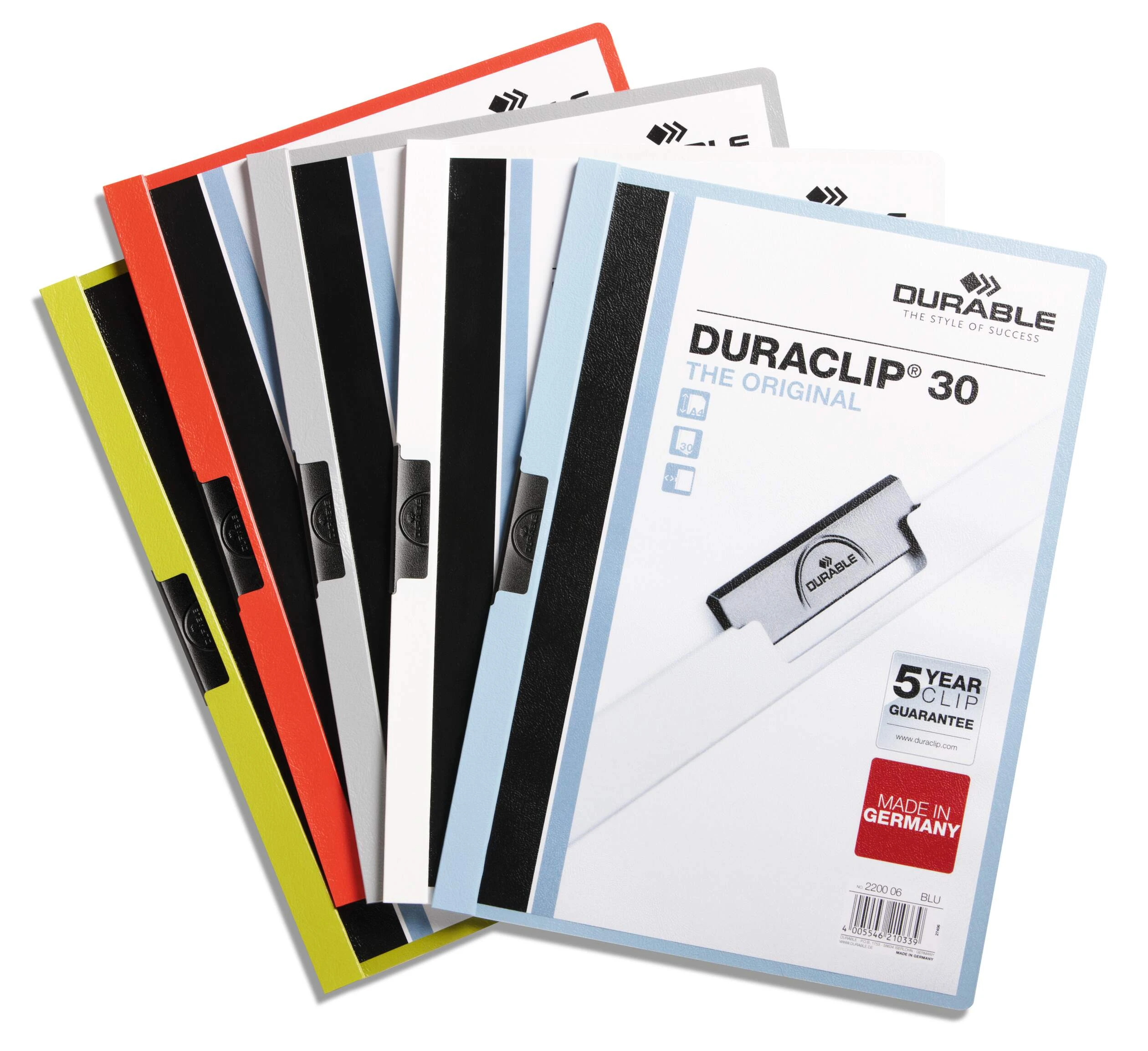 Klämmapp DURACLIP® 30 A4, orange - Bild 10