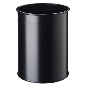 Papperskorg metall rund 15 liter