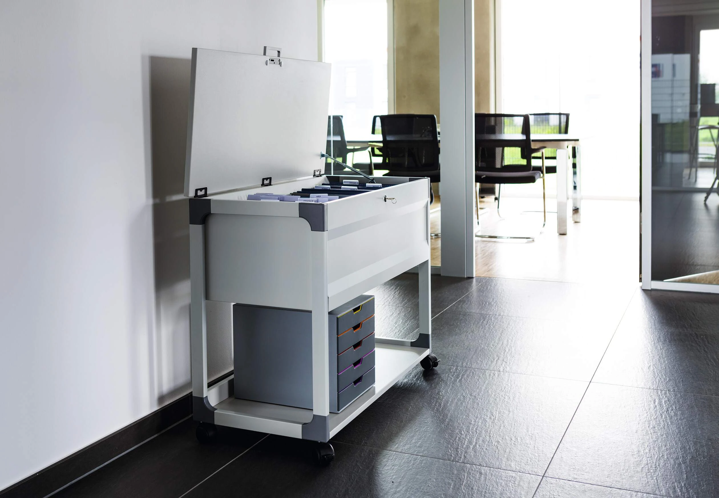 Hängmappsvagn SYSTEM 100 MULTI TOP, Durable - Bild 9