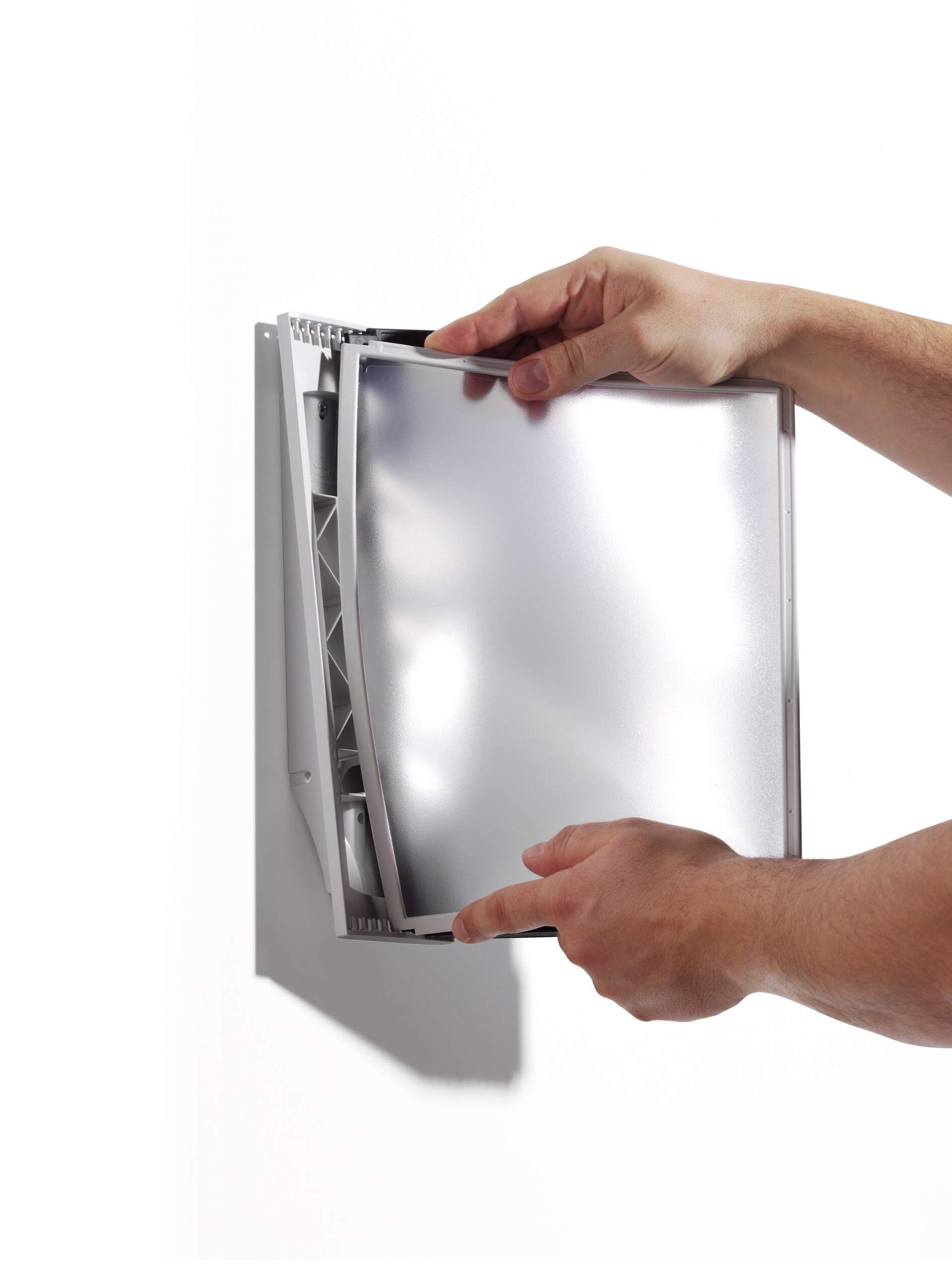 Blädderpanelsystem SHERPA® WALL 10, svart/grå - Bild 6