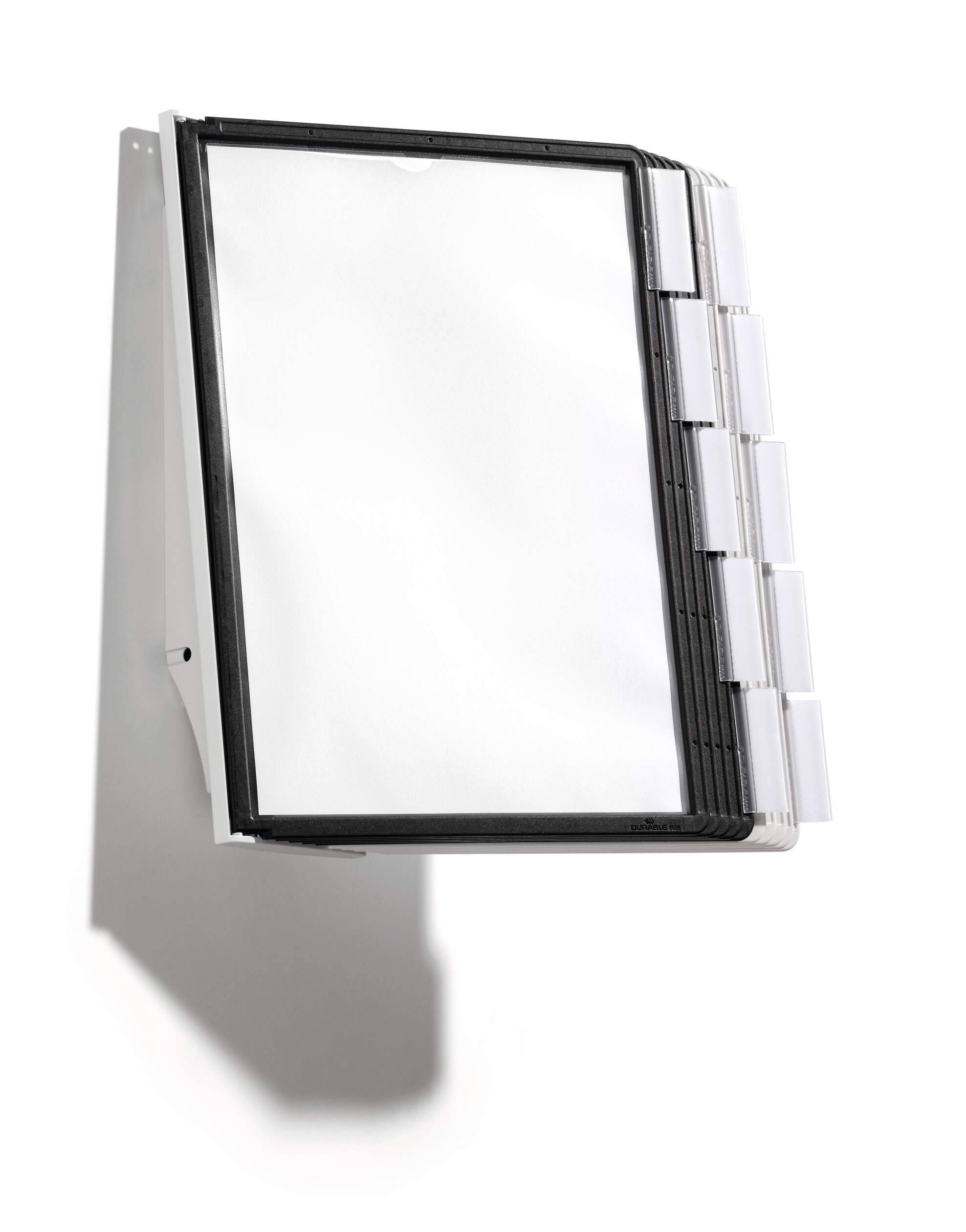 Blädderpanelsystem SHERPA® WALL 10, svart/grå - Bild 4