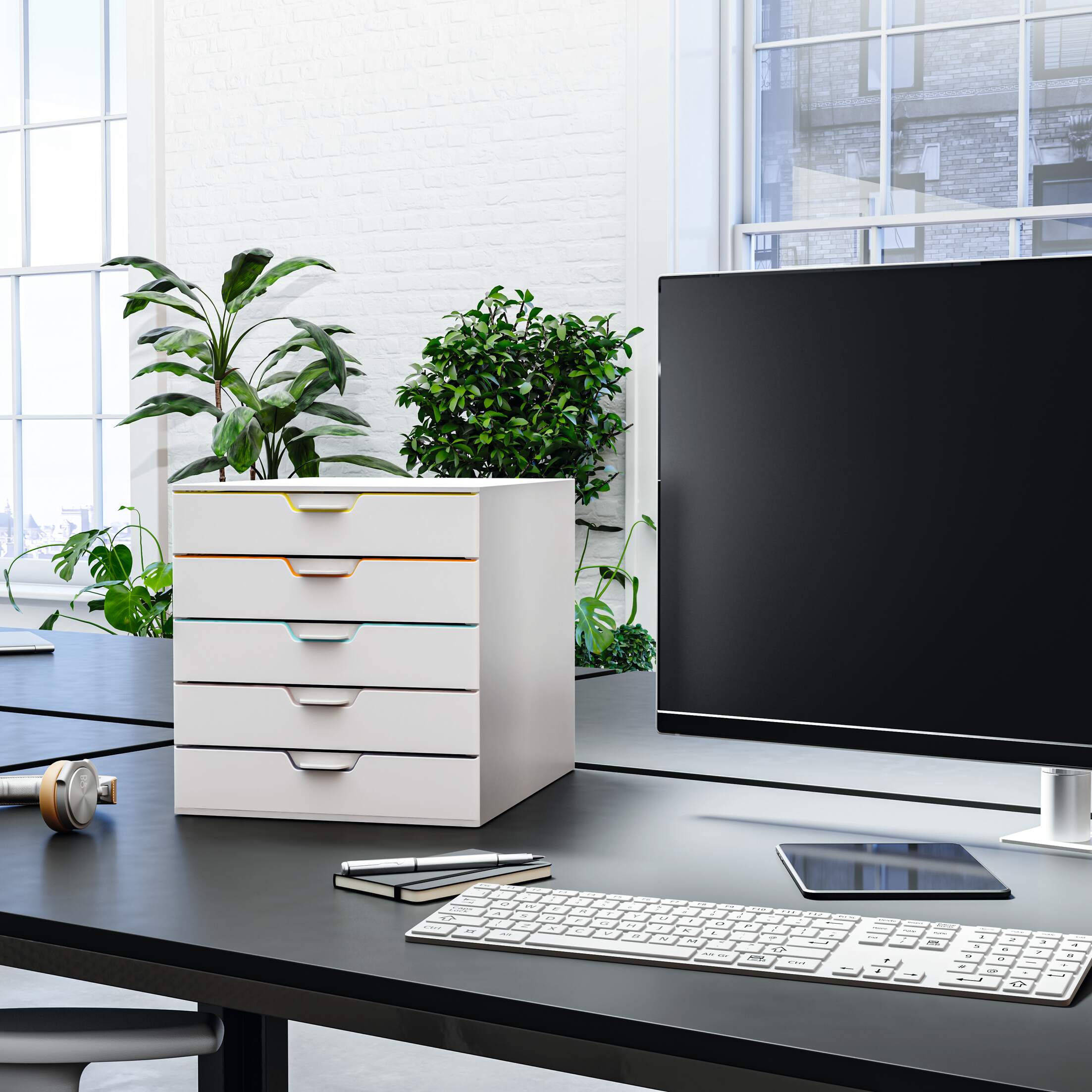 Förvaringslådor VARICOLOR® MIX 5 lådor, Durable, flerfärgad - Bild 7