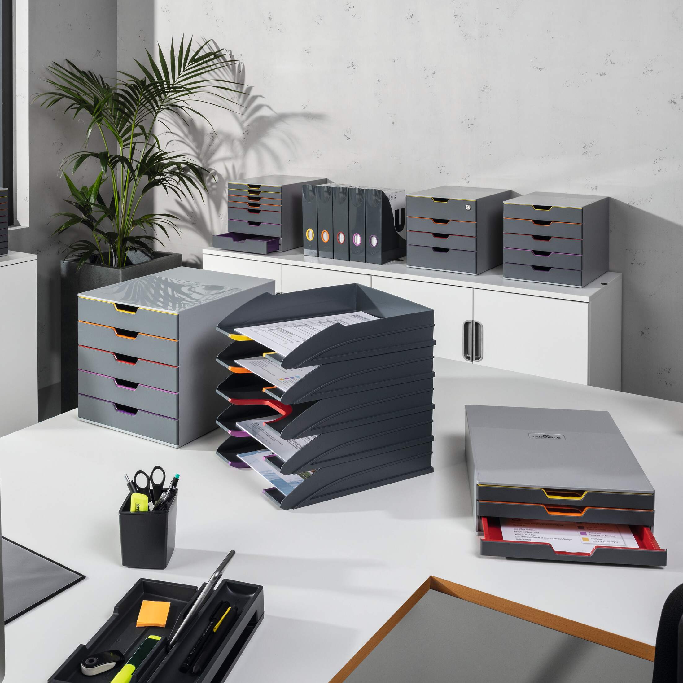 Förvaringslådor VARICOLOR® 3 lådor, Durable - Bild 11