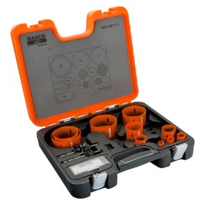 Bahco Sandflex® bimetallhålsågssatser 16 mm-86 mm, 13 st