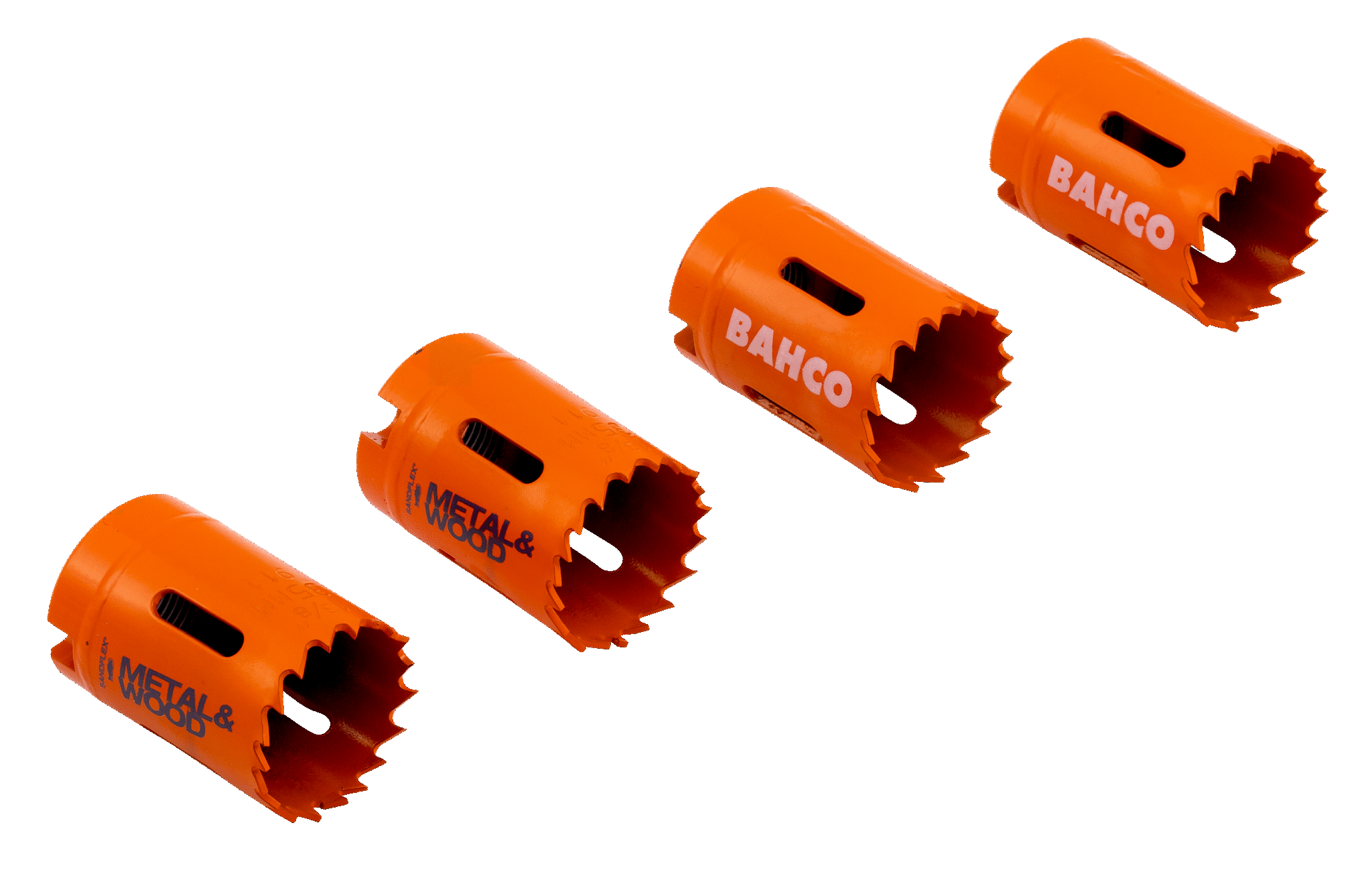 Bahco Sandflex® bimetallhålsåg, 19 mm, 4-pack