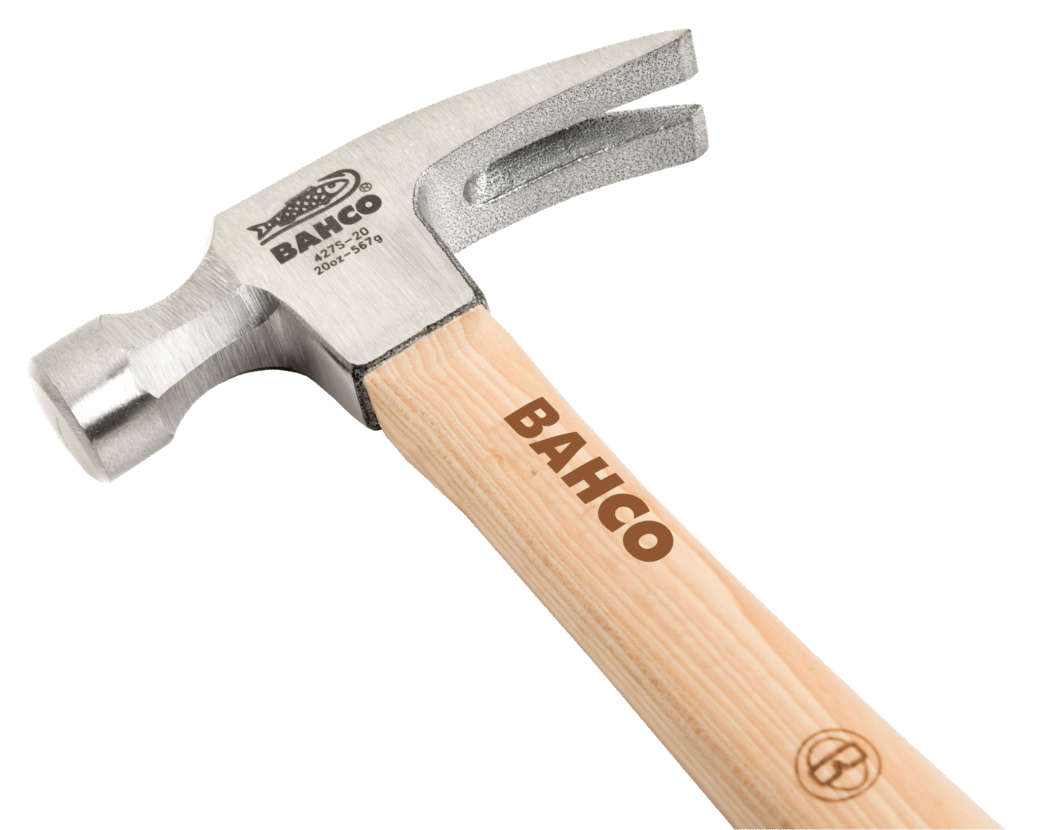 Bahco klohammare med rak klo och polerat huvud - 454g - Bild 2