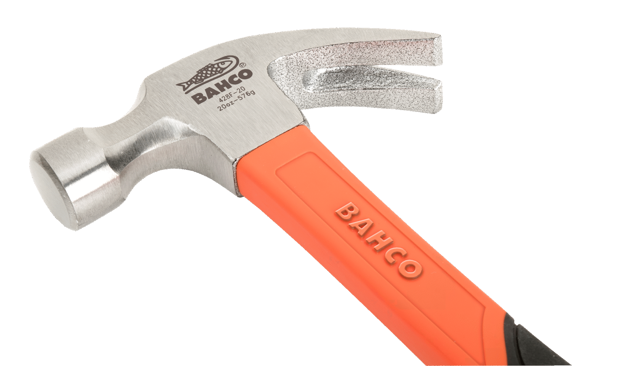 Klohammare Bahco med böjd klo och gummigrepp - 230 g - Bild 2