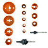 Bahco Sandflex® hålsågssats i bimetall 19–76 mm, 14 delar - Bild 3