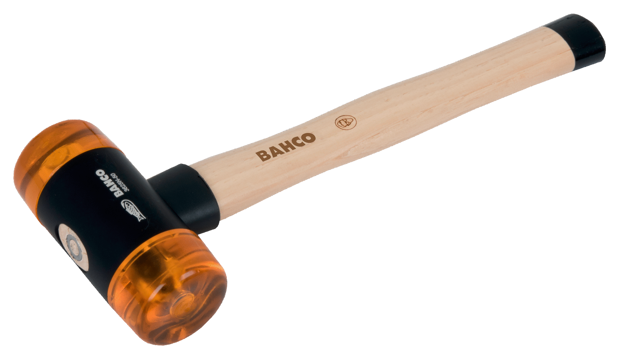 Hammare Bahco för slagkänsliga material, slagyta av plast, träskaft - 920 g
